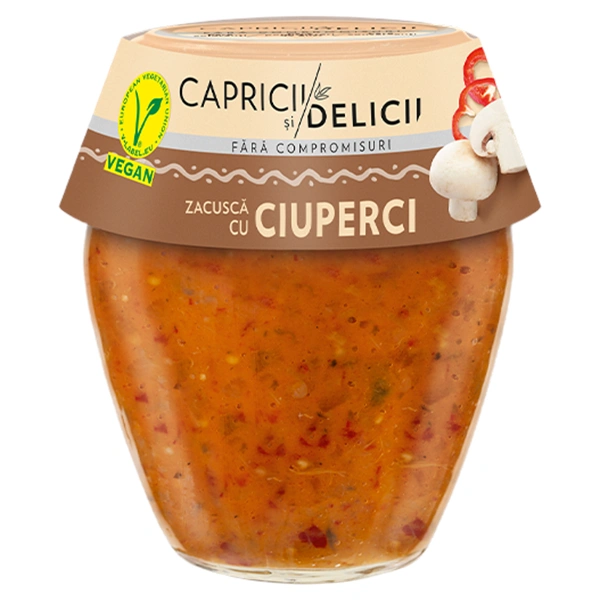 ZACUSCA CIUPERCI MANDY CAPRICII SI DELICII 290 GR