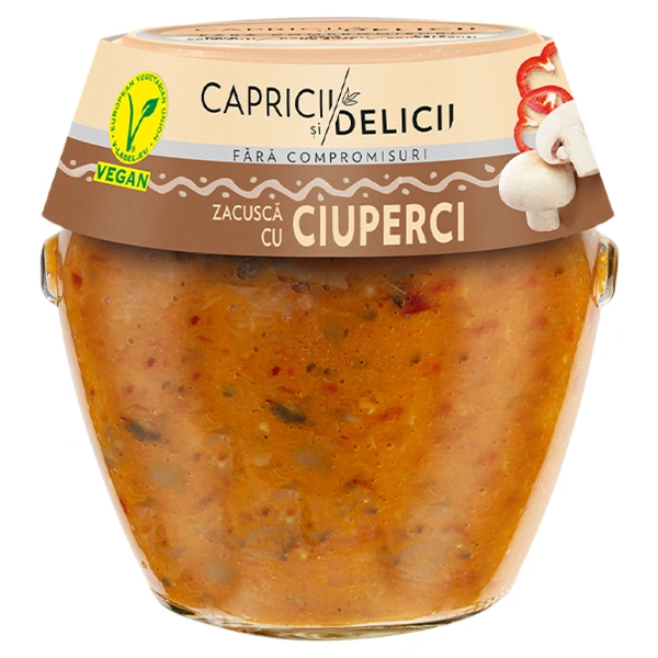 ZACUSCA CIUPERCI MANDY CAPRICII SI DELICII 550 GR