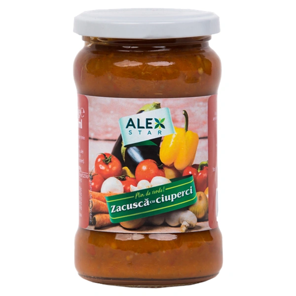 ZACUSCA CU CIUPERCI ALEX STAR 300 GR