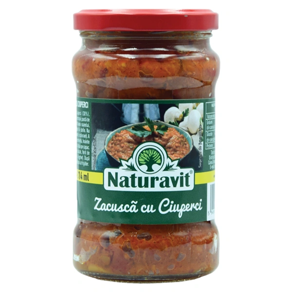 ZACUSCA CU CIUPERCI NATURAVIT 314 GR