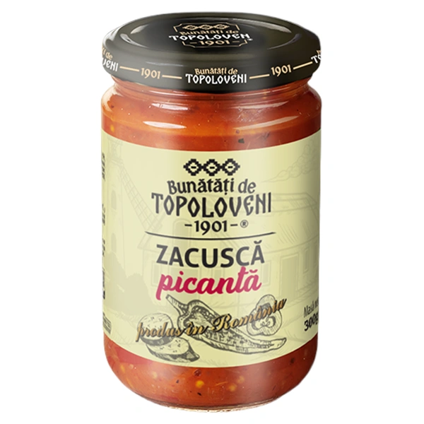 ZACUSCA DE VINETE PICANTA MANDY BUNATATI TOPOLOVENI 300 GR