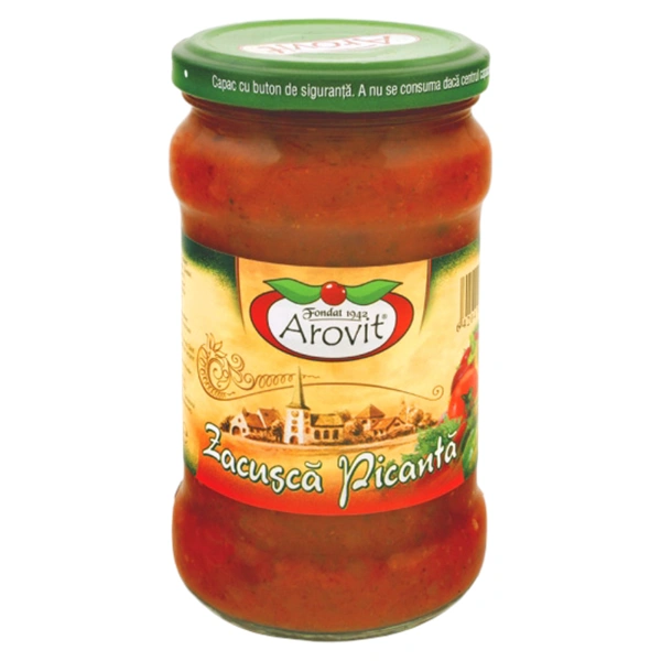 ZACUSCA PICANTA AROVIT 300 GR