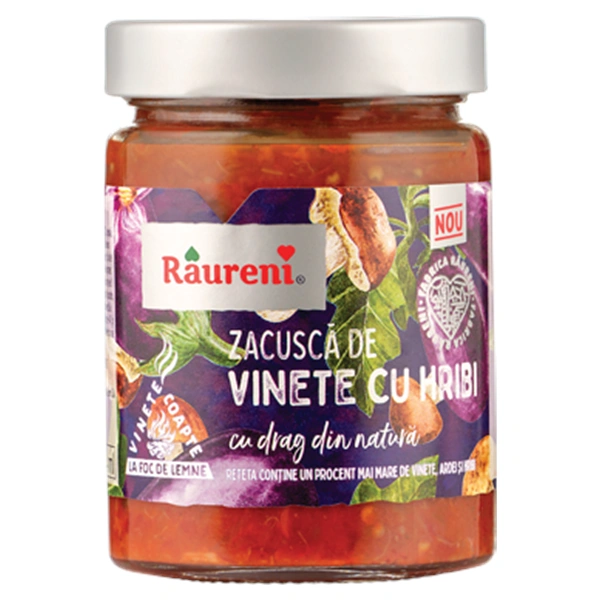 ZACUSCA TARANEASCA CU HRIBI RAURENI 280 GR