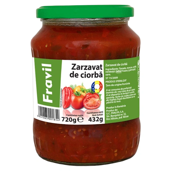 ZARZAVAT CIORBE FRAVIL 720 GR