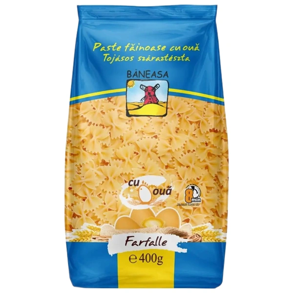 PASTE FAINOASE FARFALLE CU OUA BANEASA 400 GR