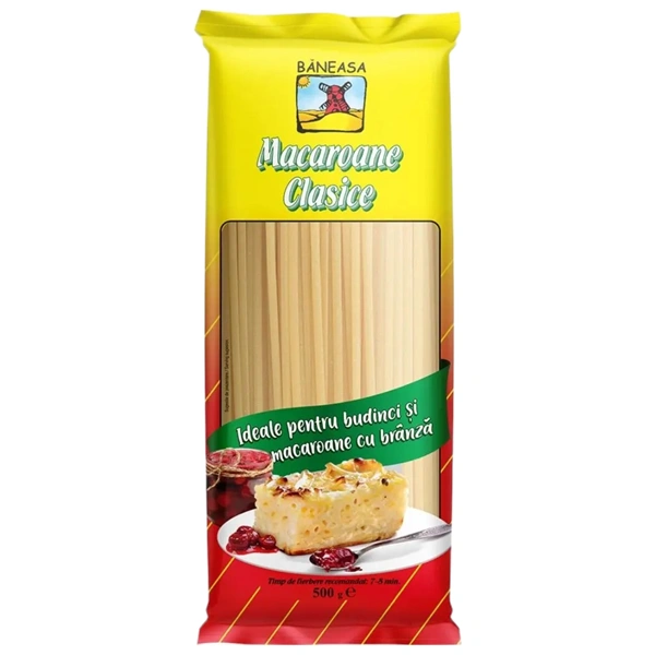 PASTE FAINOASE MACAROANE CLASICE BANEASA 500 GR