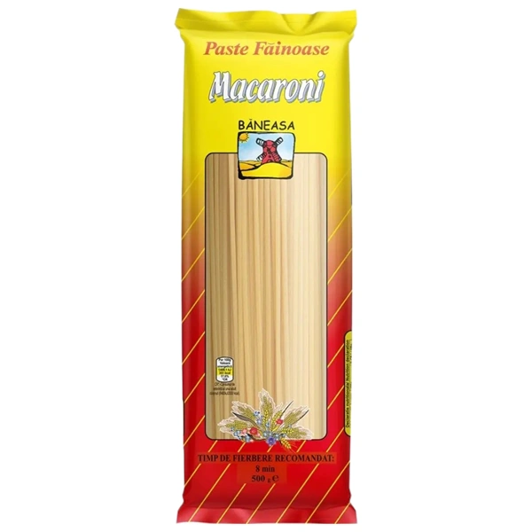 PASTE FAINOASE MACARONI BANEASA 500 GR