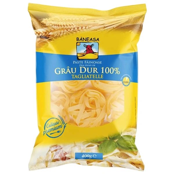 PASTE FAINOASE TAGLIATELLE GRAU DUR BANEASA 400 GR