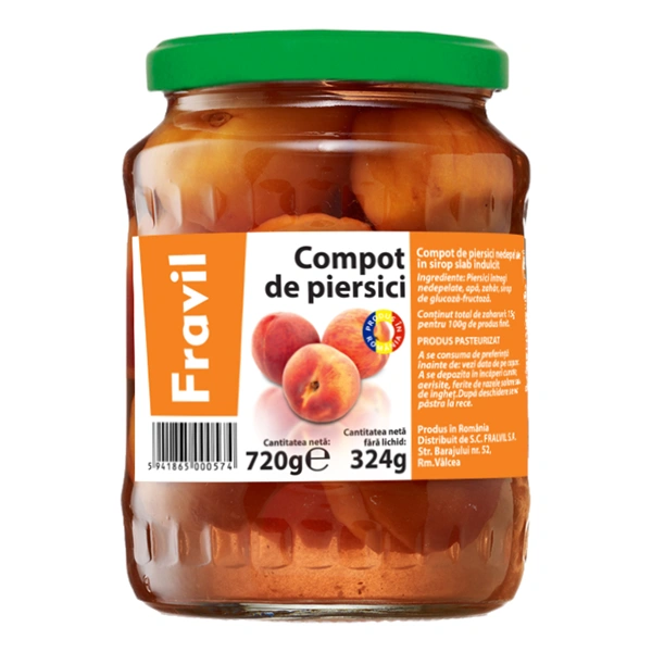 COMPOT PIERSICI INTREGI FRAVIL 720 GR