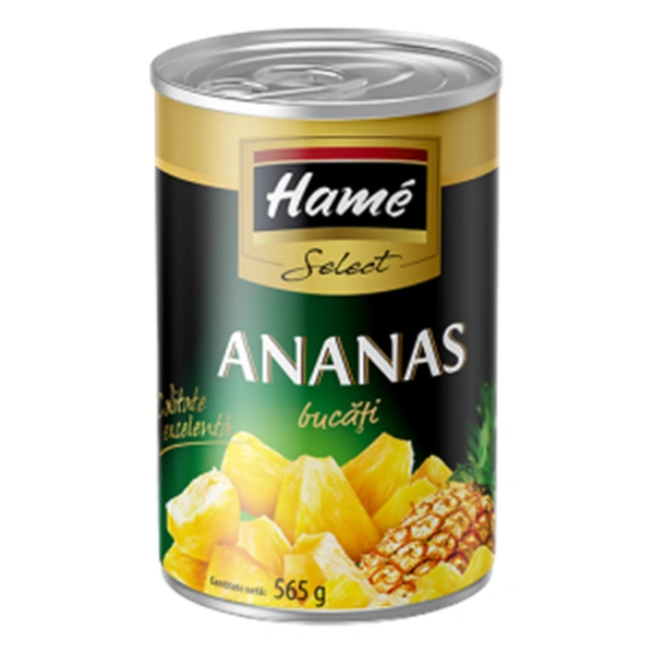 COMPOT ANANAS BUCATI HAME 565 GR