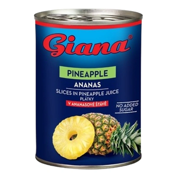 COMPOT ANANAS FELII IN SIROP DE ANANAS GIANA 580 GR