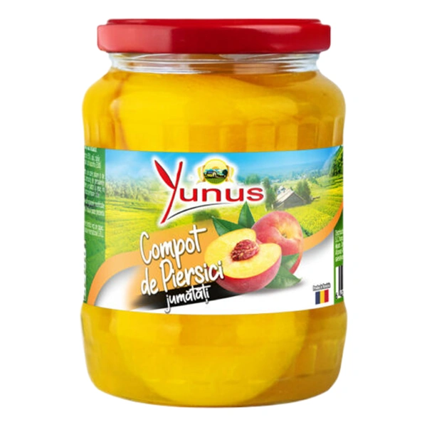 COMPOT DE PIERSICI JUMATATI BORCAN YUNUS 680 GR