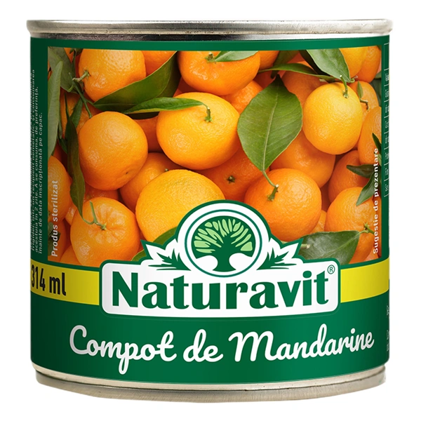 COMPOT MANDARINE NATURAVIT 314 GR