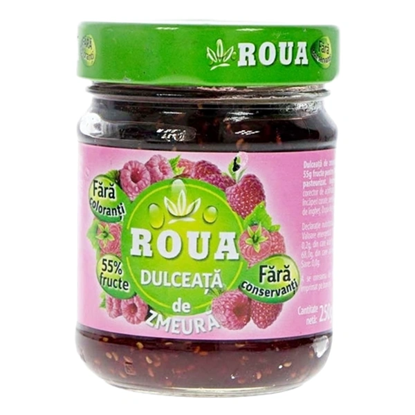 DULCEATA DE ZMEURA 250 G ROUA