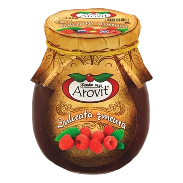 DULCEATA DE ZMEURA AROVIT 340 GR