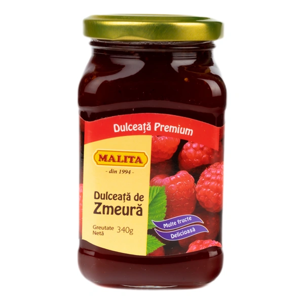 DULCEATA ZMEURA MALITA 340 GR