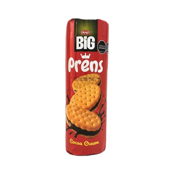 BISCUITI ANI BIG PRENS CU CREMĂ DE CACAO 500 GR