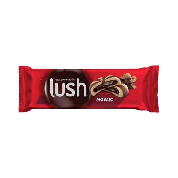BISCUITI CACAO CU CREMA DE CIOCOLATA DARK LUSH MOSAIC 51 GR