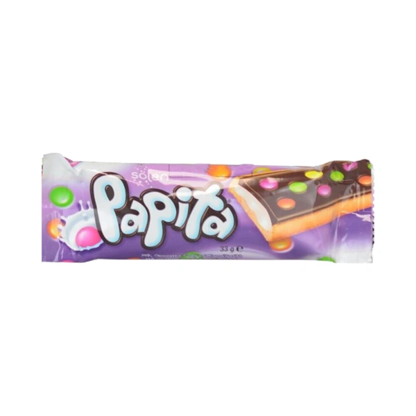 BISCUITI CU CREMA DE LAPTE SI CIOCOLATA PAPITA 33 GR