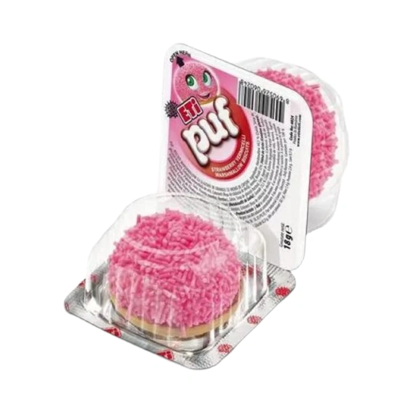 BISCUITI CU SPUMA DE CAPSUNI ETI PUF 18 GR