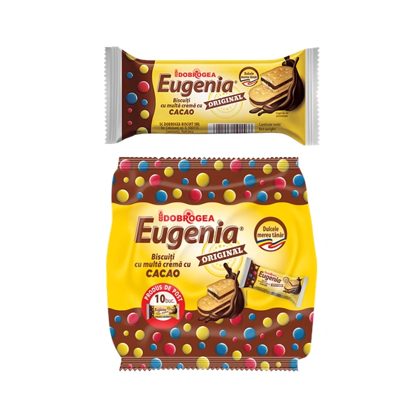 BISCUITI EUGENIA CACAO ORIGINAL DOBROGEA 36 GR