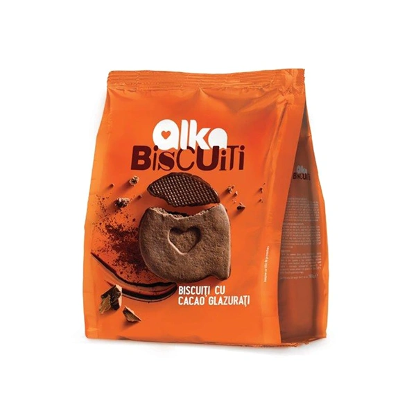 BISCUITII CASEI CACAO GL ALKA 180 GR