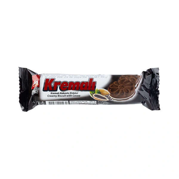 BISCUITI KREMALI CU CREMA DE CACAO ETI 45 GR