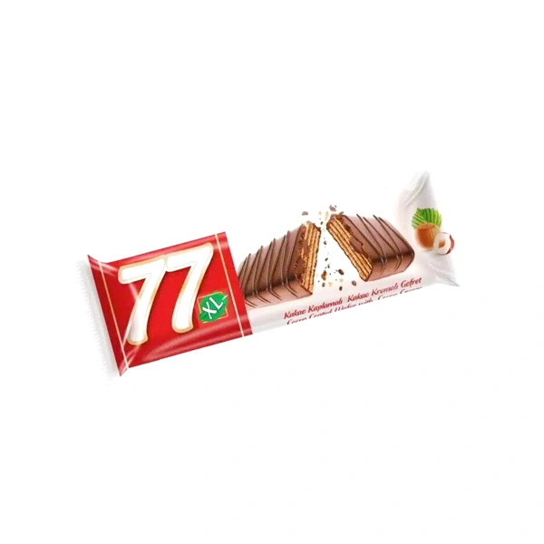 NAPOLITANA CU GLAZURA DE CIOCOLATA SI CREMA DE ALUNE 77 XL 60 GR