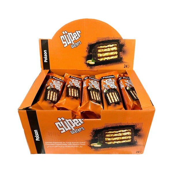 NAPOLITANA GLAZURATA CU CREMA DE ALUNE SUPER WAFER 30 GR