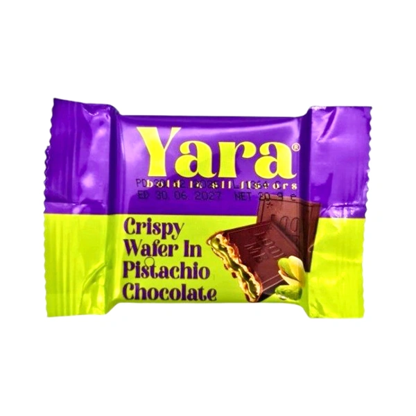 NAPOLITANĂ LOOK ME YARA CU FISTIC GUSTARE CROCANTĂ CU CREMĂ FINĂ 20 GR