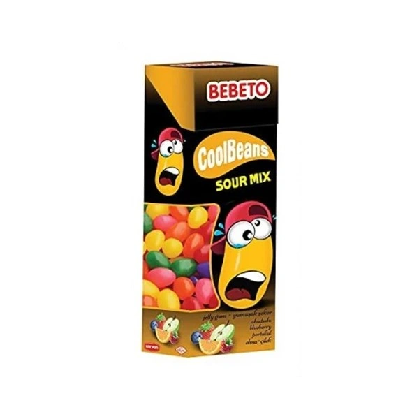 JELEURI BEBETO COOL BEANS SOUR MIX 12 X 30 GR