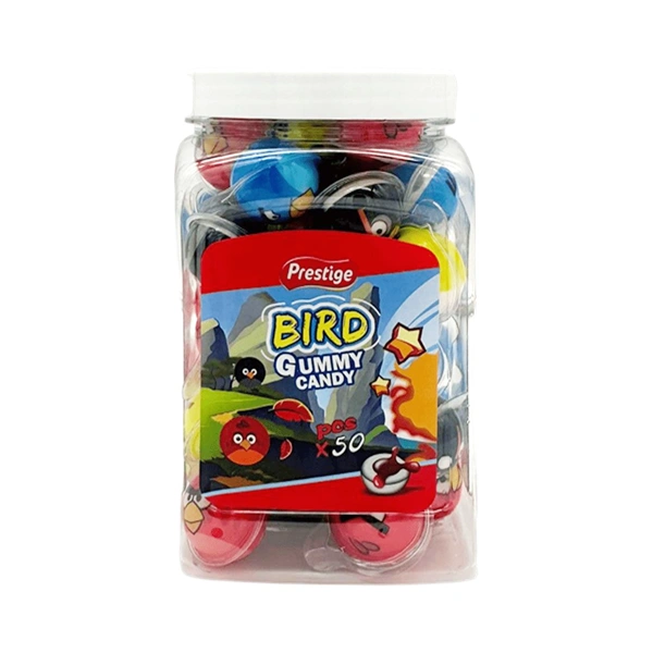 JELEURI CU AROMĂ DE FRUCTE BIRDS GUMMY PRESTIGE 50 BUCATI 8 GR