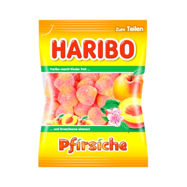 JELEURI CU AROMĂ DE PIERSICI HARIBO PIERSICA 100 GR