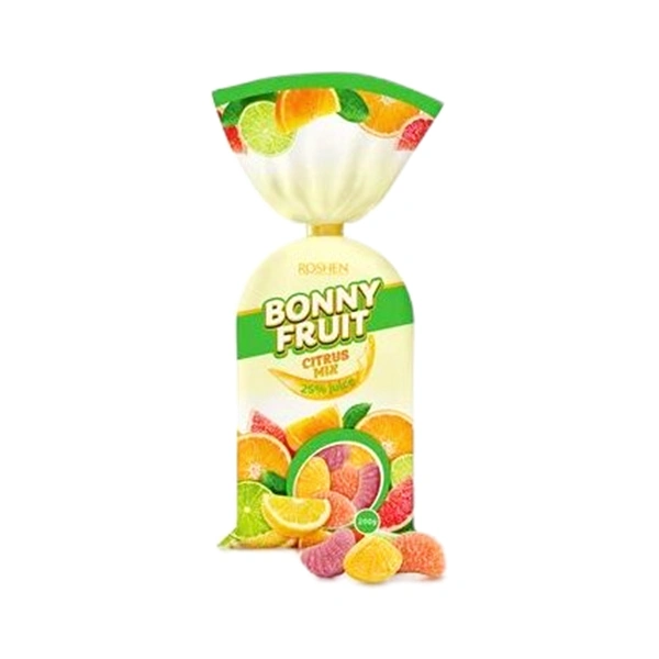 JELEURI CU GUST DE FRUCTE CITRICE MIXTE ROSHEN BONNY FRUIT 200 GR