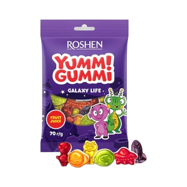 JELEURI YUMMI GUMMI GALAXY LIFE ROSHEN 70 GR
