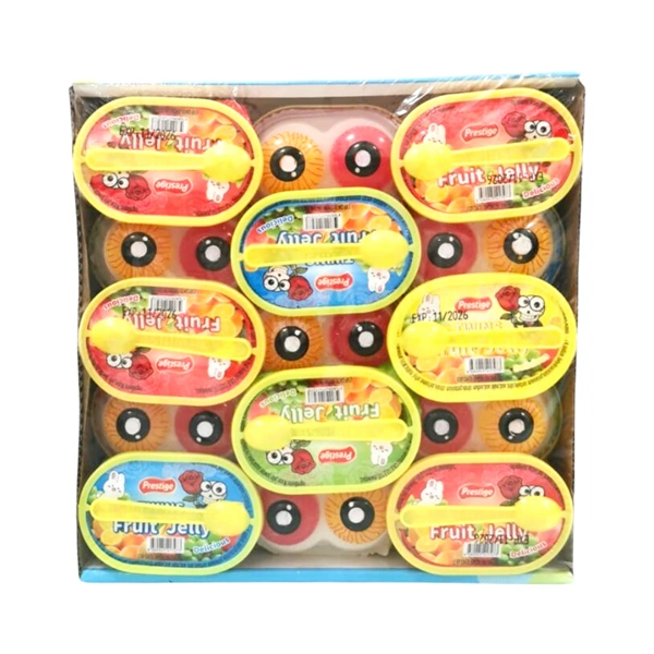 JELEU TWINS CU AROMĂ DE FRUCTE MIXTE IN FORMA DE OCHI 38 GR