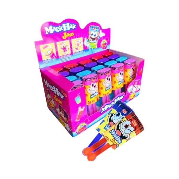 MAGIC HAIR JAM GEL DE FRUCTE CU AROMĂ INTENSĂ GUSTARE DULCE LA PACHET 20 GR