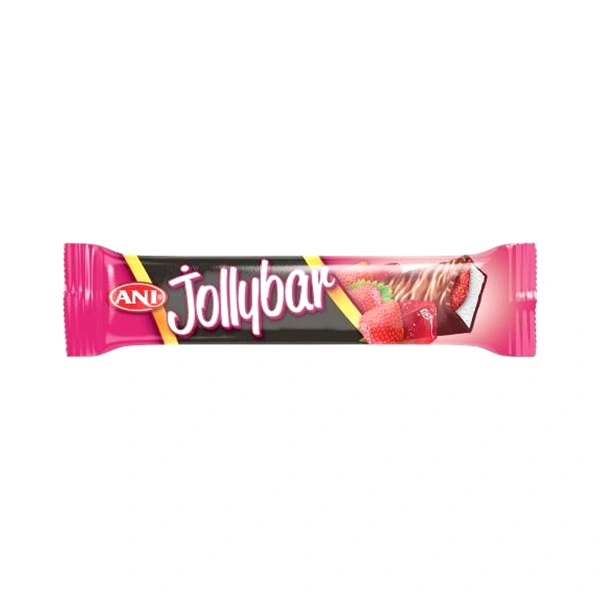 BATON ANI JOLLY BAR CU CREMA DE CAPSUNI 22 GR