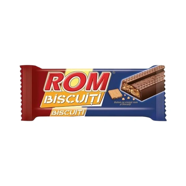 BATON CIOCOLATA ROM AUTENTIC BISCUIT KANDIA 29 GR