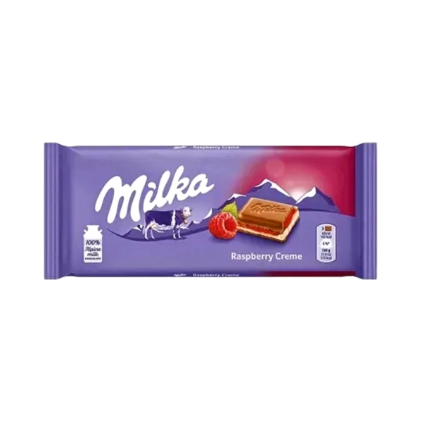 CIOCOLATA CR ZMEURA MILKA 100 GR