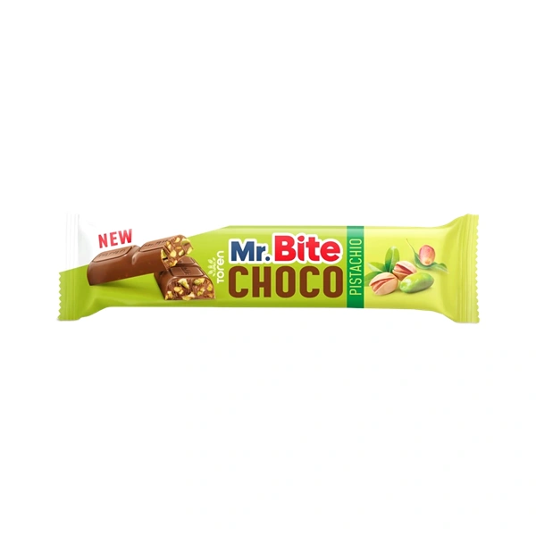 CIOCOLATA CU FISTIC MR. BITE CHOCO 26 GR