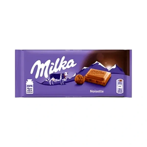 CIOCOLATA NOISETTE MILKA 100 GR