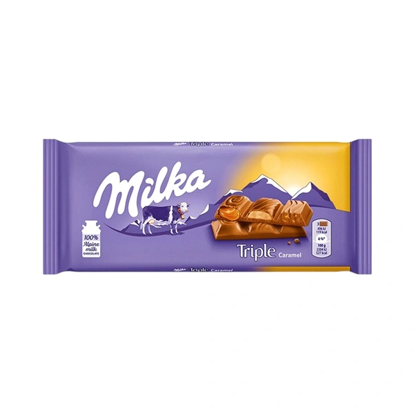 CIOCOLATA TRIPLE CARAMEL MILKA 90 GR