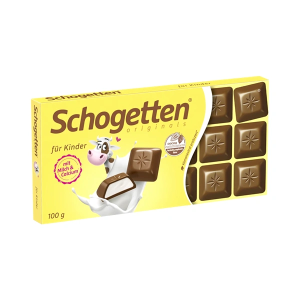 SCHOGETTEN CIOCOLATĂ CU LAPTE PENTRU COPII 100 GR