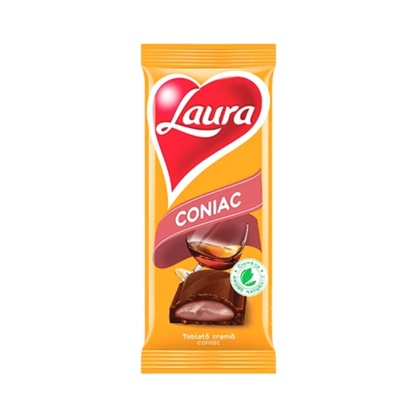 TABLETA CIOCOLATA CU CONIAC LAURA 92 GR