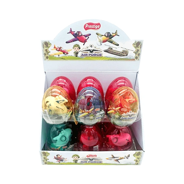 OU CU SURPRIZE TRANSPARENT AIR FORCE SET 12 BUCATI 6 GR