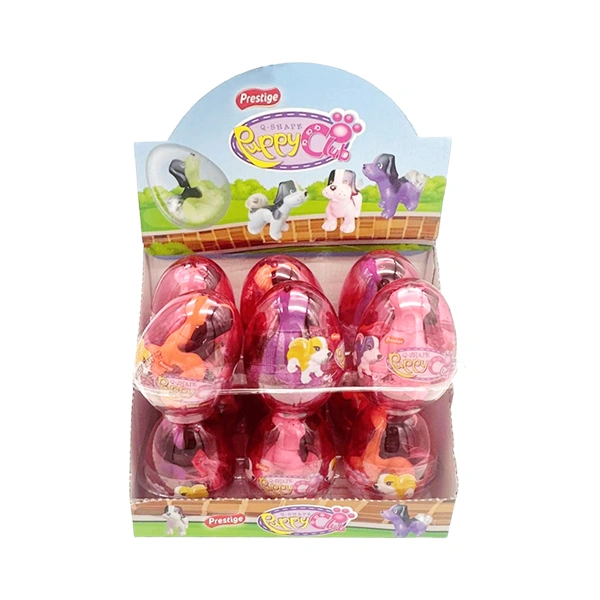 OU CU SURPRIZE TRANSPARENT PUPPY CLUB SET 12 BUCATI 6 GR