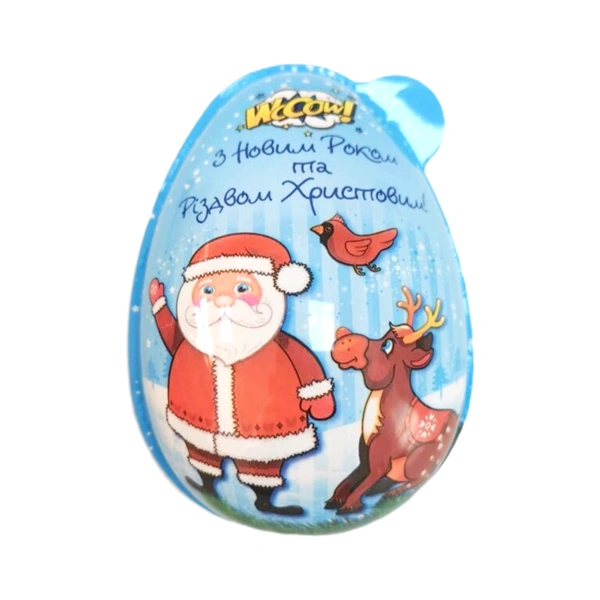 OU DE CIOCOLATA NEW YEAR EGG SUPRIZĂ PENTRU FETE BĂIEȚI 40 GR