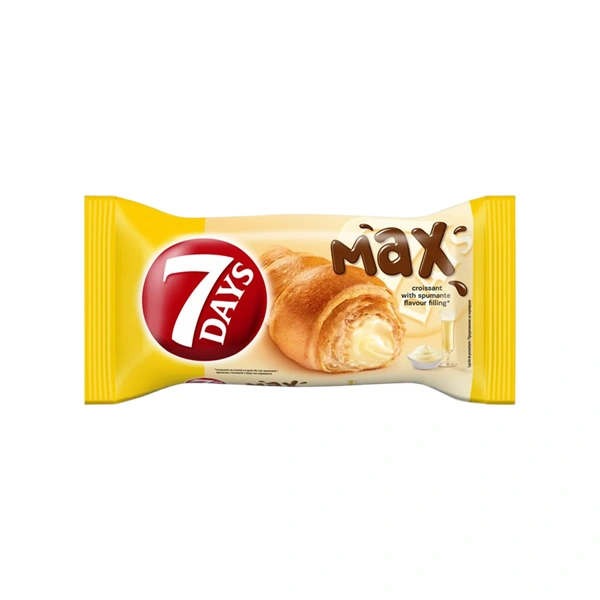CROISSANT CU UMPLUTURA CU AROMA DE VIN SPUMANT SAMPANIE 7 DAYS 80 GR