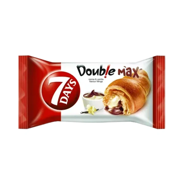 CROISSANT DOUBLE CACAO VANILIE 7 DAYS 80 GR